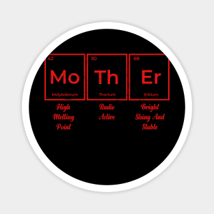 Womens Mother Periodic Table Elements of a Mother's Day Magnet
